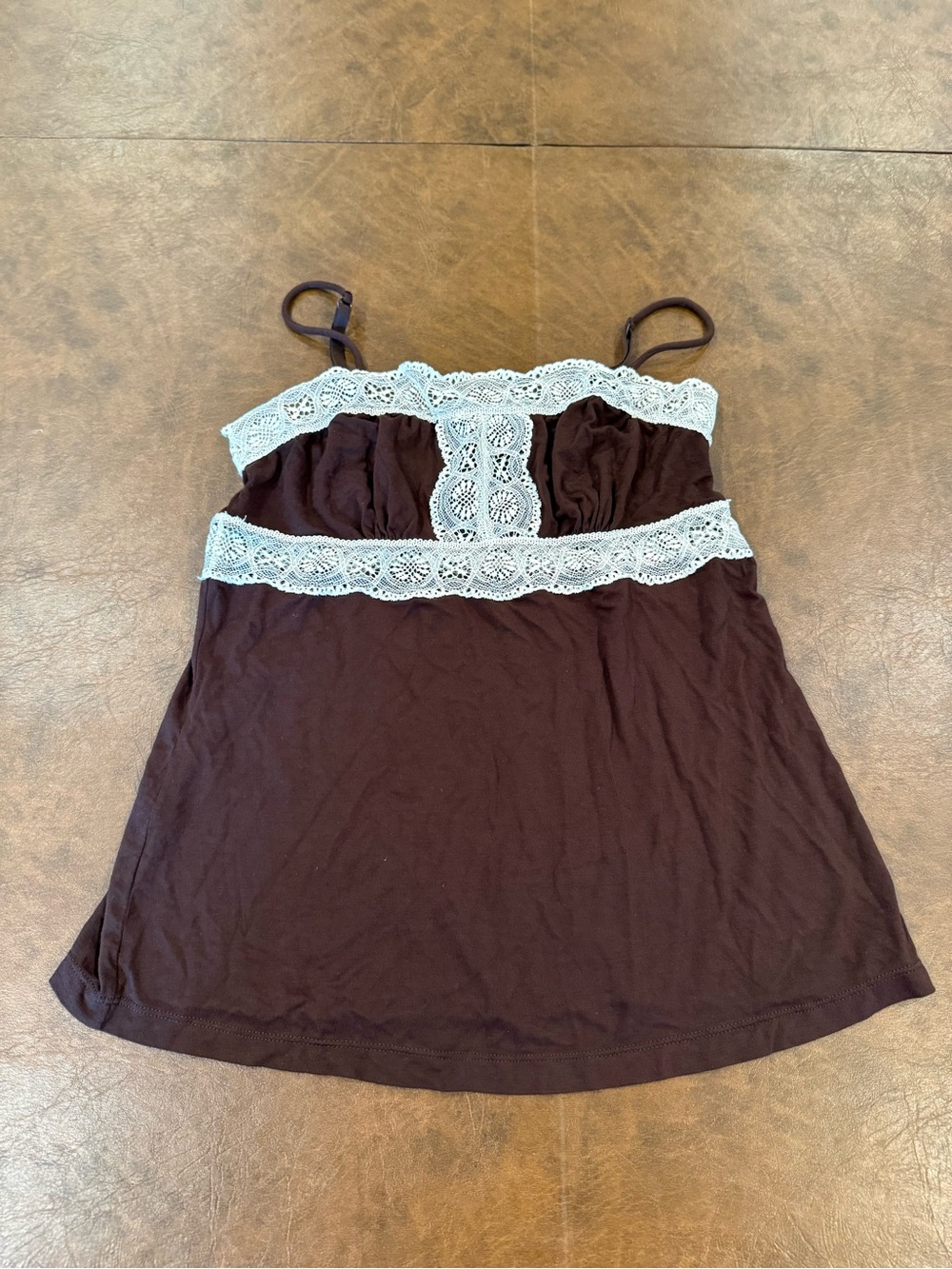 Cosabella Lace Cami Top Medium Made in Italy Cream Peekaboo Lingerie Intimates